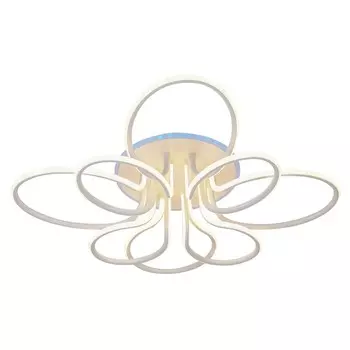 Потолочная светодиодная люстра с пультом ДУ Profit Light 6049/4+4A WHT