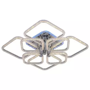 Потолочная светодиодная люстра с пультом ДУ Profit Light 8049/4+4 CHR A