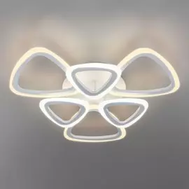 Потолочная светодиодная люстра с пультом управления Eurosvet Areo 90216/6 белый a047364