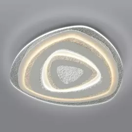 Потолочная светодиодная люстра с пультом управления Евросвет Freeze 90208/1 белый a047356