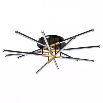 Потолочная светодиодная с пультом ДУ люстра Arte Lamp Fernando A2199PL-6BK