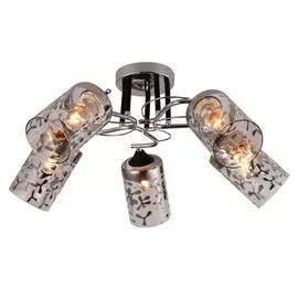 Потолочный светильник Escada 1141/5P E27*60W Chrome/Black ALFIE