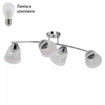 Потолочный светильник с лампочками DeMarkt 673018404+Lamps