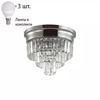 Потолочный светильник с лампочками Lumion Zaha 5258/3C+Lamps E14 P45