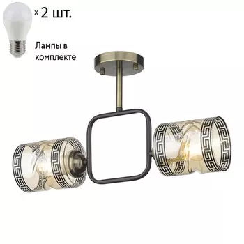 Потолочный светильник с лампочками Velante 215-507-02+Lamps