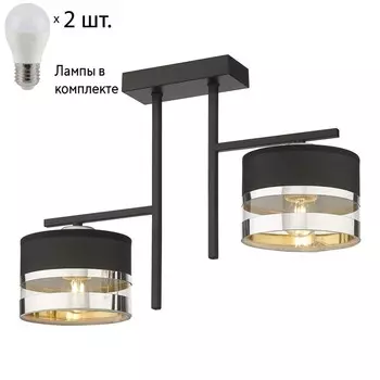 Потолочный светильник с лампочками Velante 294-107-02+Lamps E27 P45