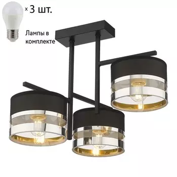 Потолочный светильник с лампочками Velante 294-107-03+Lamps E27 P45