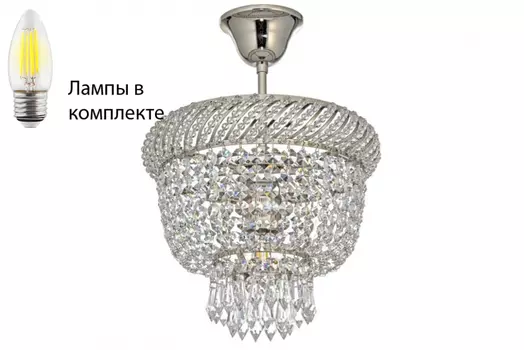 Потолочный светильник с лампочкой Dio D arte Bari E 1.3.25.199 N+Lamps