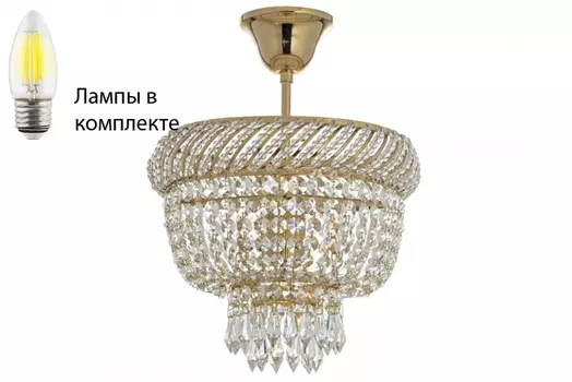 Потолочный светильник с лампочкой Dio D arte Bari E 1.3.25.199 G+Lamps