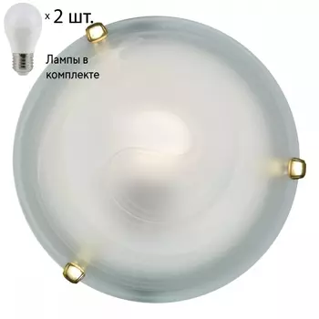 Потолочный светильник со светодиодными лампочками E27, комплект от Lustrof. №141378-694214