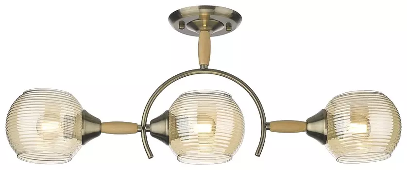 Потолочный светильник со светодиодными лампочками E27, комплект от Lustrof. №372273-623561