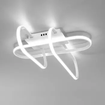 Потолочная светодиодная люстра с пультом д/у Eurosvet Grafette 90139/3 белый (a051723)