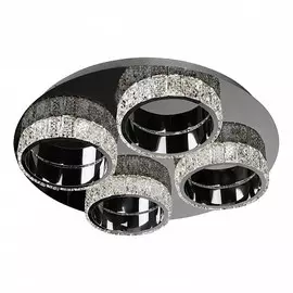 Потолочная светодиодная люстра с пультом д/у iLedex Crystal ice MX7212-36 Хром