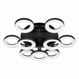 Потолочная светодиодная люстра с пультом д/у iLedex Jomo FS-014-X9 108W Черный