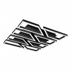 Потолочная светодиодная люстра с пультом ДУ iLedex Stellar 8302-1050х810B-X-T Черный