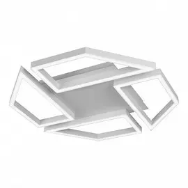 Потолочная светодиодная люстра с пультом ДУ iLedex Stellar 8302-720х720-X-T Белый