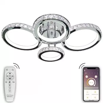 Потолочная светодиодная люстра с пультом ДУ Natali Kovaltseva INNOVATION STYLE 83009