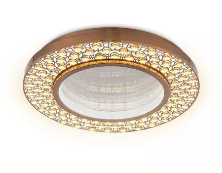 Потолочная светодиодная люстра с пультом д/у Ambrella light Acrylica FA9449