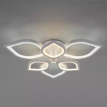 Потолочная светодиодная люстра с пультом ДУ Евросвет Garden 90228/6 белый (a050288)