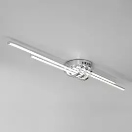 Потолочный светодиодный светильник с пультом Skyline Eurosvet 90243/4 хром (a053567)