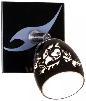 Поворотный светильник - спот, в комплекте с LED лампами G9. Интерьер -Спальни. Комплект от Lustrof №150715-701972