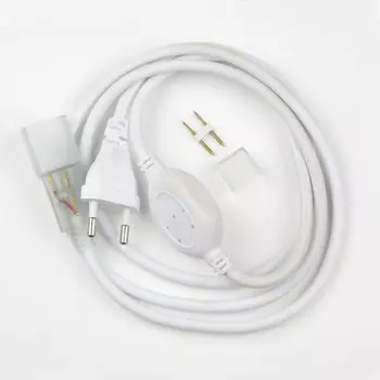 Провод электрический для многоцветных светодиодных лент RGB 5050, 220V Uniel UCX-SP4-B67-RGB WHITE 1 STICKER - (07692)