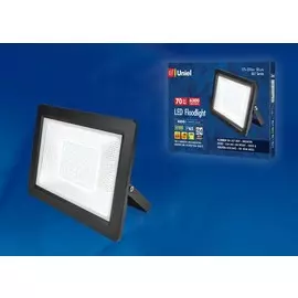 Прожектор светодиодный Uniel ULF-F19-70W/4000K IP65 175-250В BLACK (UL-00005154)
