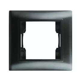 Рамка одноместрая (черная) Volsten Magenta V01-14-A11-M (9987)