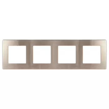 Рамка 4-постовая ЭРА 12 сатин бронза 12-5104-13 Б0052536