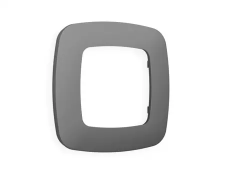 Рамка Ambrella Volt OMEGA Ecta (Антрацит серый) OF140651