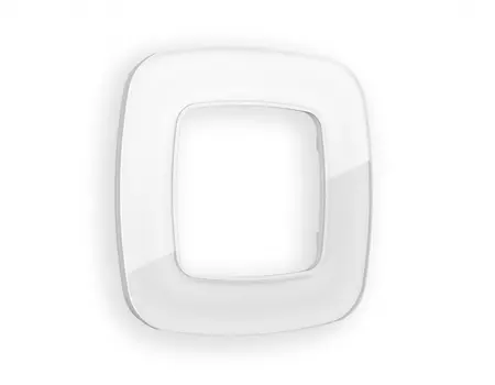 Рамка Ambrella Volt OMEGA Radian (Белый Стекло закаленное натуральное) OF350101