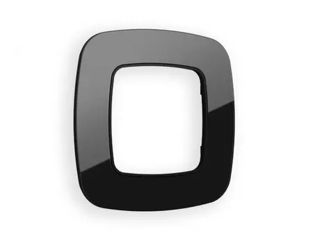 Рамка Ambrella Volt OMEGA Radian (Черный Стекло закаленное натуральное) OF350801