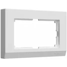 Рамка для двойной розетки (белый) Werkel W0081801