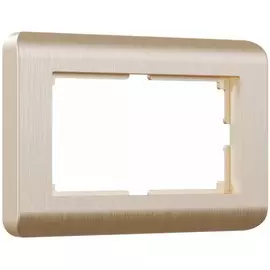 Рамка для двойной розетки (шампань) Werkel W0082111