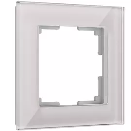 Рамка на 1 пост (дымчатый,стекло) Favorit Werkel W0011117