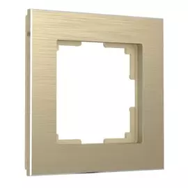 Рамка на 1 пост (шампань алюминий) Aluminium Werkel W0011711