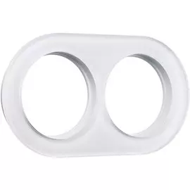 Рамка на 2 поста (Белый) Favorit Runda Werkel WL21-frame-02