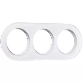 Рамка на 3 поста (Белый) Favorit Runda Werkel WL21-frame-03