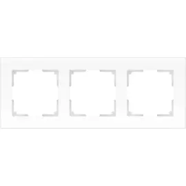 Рамка на 3 поста (белый матовый) Werkel W0031105