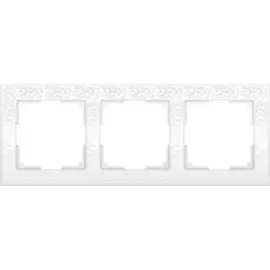 Рамка на 3 поста (белый) Werkel Flock WL05-Frame-03-white (a028964)