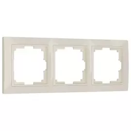 Рамка на 3 поста (слоновая кость, basic) Werkel W0032003