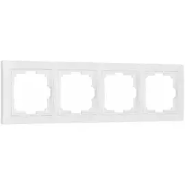 Рамка на 4 поста (белый, basic) Werkel W0042001