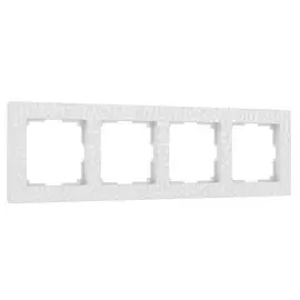 Рамка на 4 поста (белый) Hammer Werkel W0042401