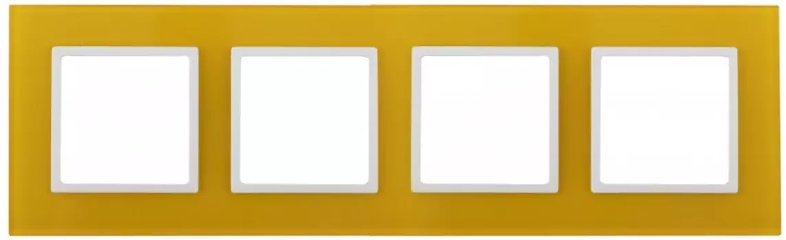 Рамка 4-постовая ЭРА Elegance 14-5104-21 Б0034530