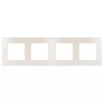 Рамка 4-постовая ЭРА 12 сатин перламутр 12-5104-15 Б0052538
