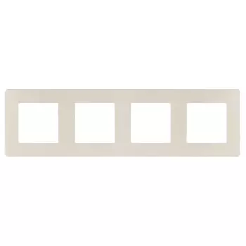 Рамка 4-постовая ЭРА 12 сатин слоновая кость 12-5104-02 Б0052530