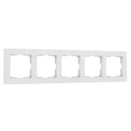Рамка на 5 постов (белый) Hammer Werkel W0052401