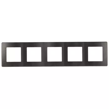 Рамка 5-постовая ЭРА 12 сатин графит 12-5105-12 Б0052545