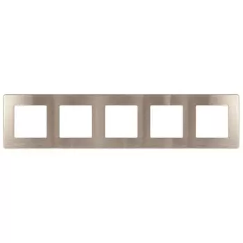 Рамка 5-постовая ЭРА 12 сатин шампань 12-5105-04 Б0052542