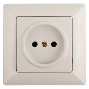 Розетка ЭРА Intro Solo 2P 16A 250V слоновая кость 4-201-02 Б0043306